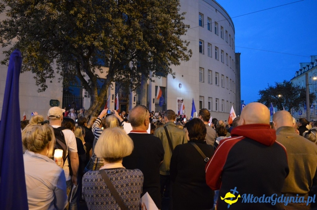Czwartkowy protest pod Sądem Rejonowym w Gdyni