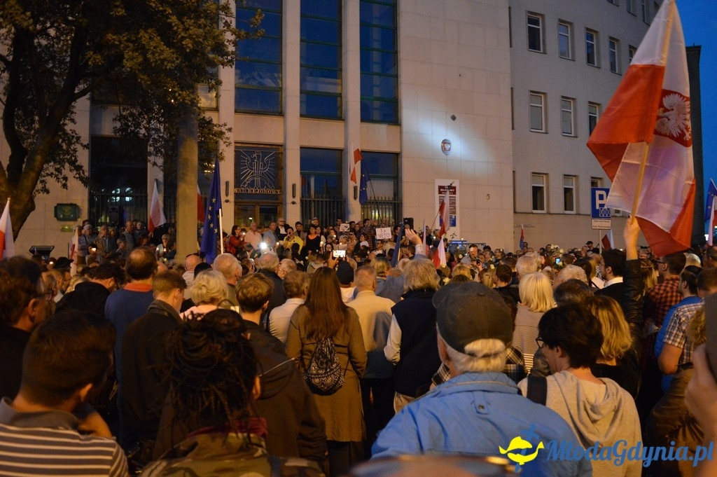 Czwartkowy protest pod Sądem Rejonowym w Gdyni