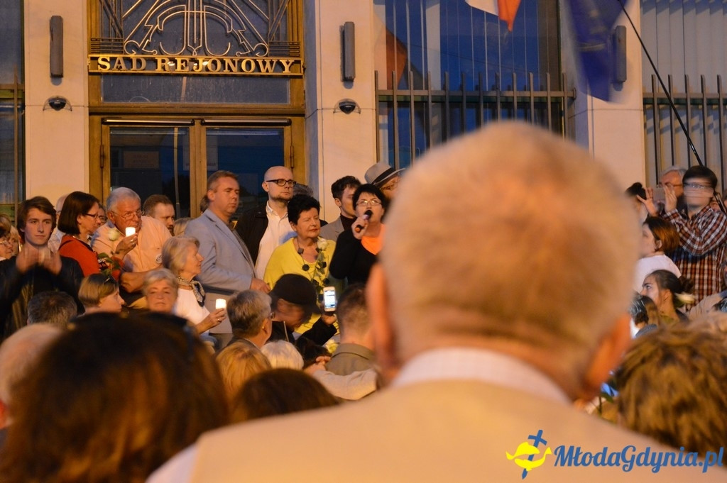 Czwartkowy protest pod Sądem Rejonowym w Gdyni