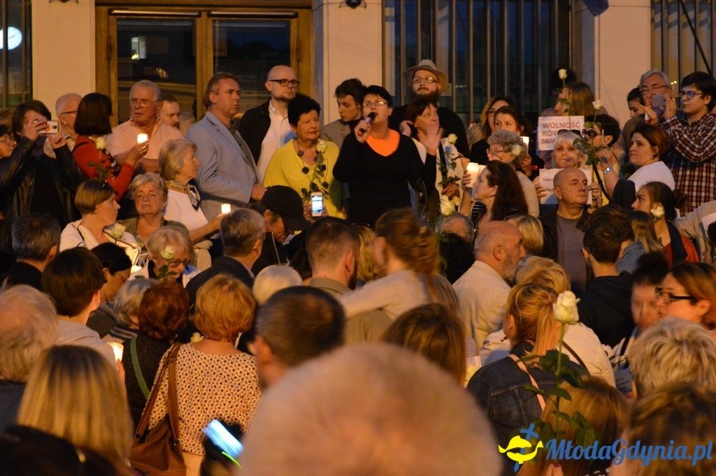 Czwartkowy protest pod Sądem Rejonowym w Gdyni