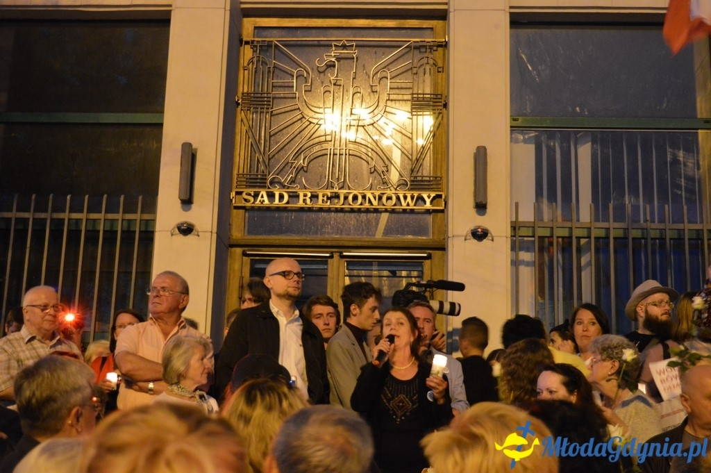 Czwartkowy protest pod Sądem Rejonowym w Gdyni