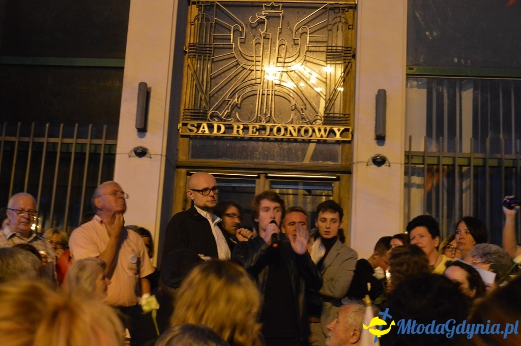 Czwartkowy protest pod Sądem Rejonowym w Gdyni