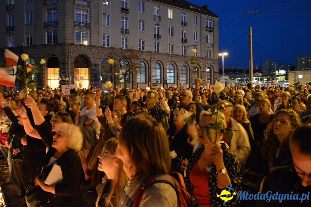 Czwartkowy protest pod Sądem Rejonowym w Gdyni
