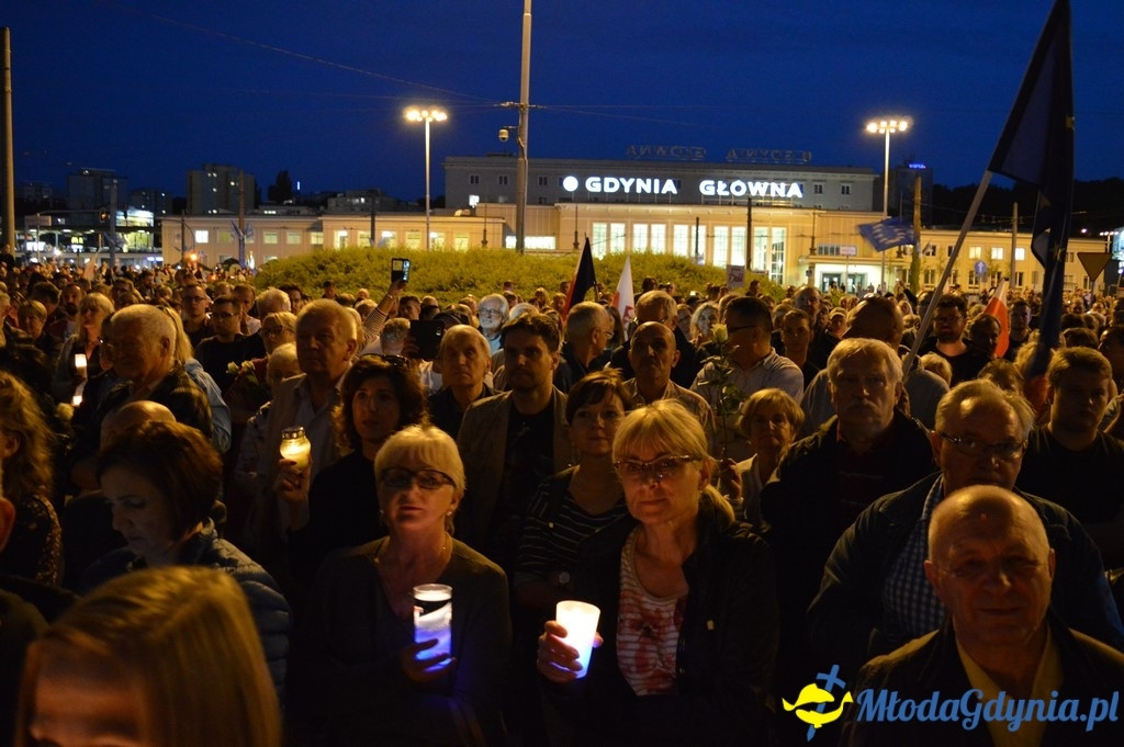 Czwartkowy protest pod Sądem Rejonowym w Gdyni