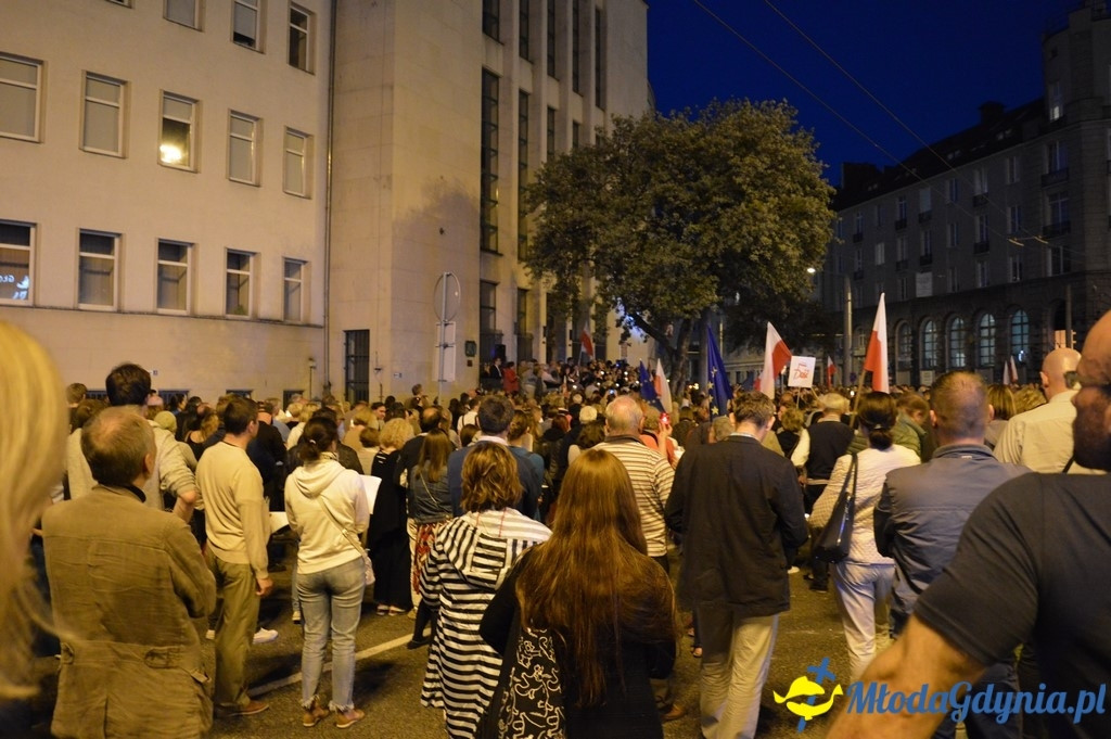 Czwartkowy protest pod Sądem Rejonowym w Gdyni