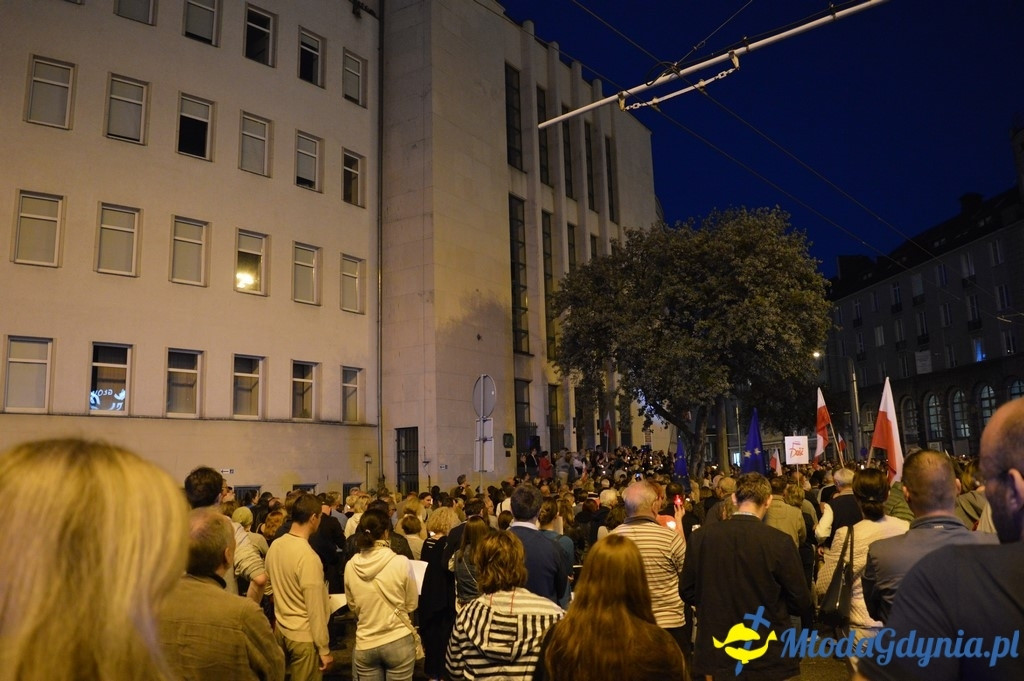 Czwartkowy protest pod Sądem Rejonowym w Gdyni