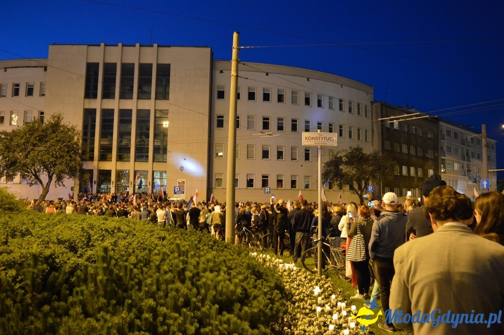 Czwartkowy protest pod Sądem Rejonowym w Gdyni