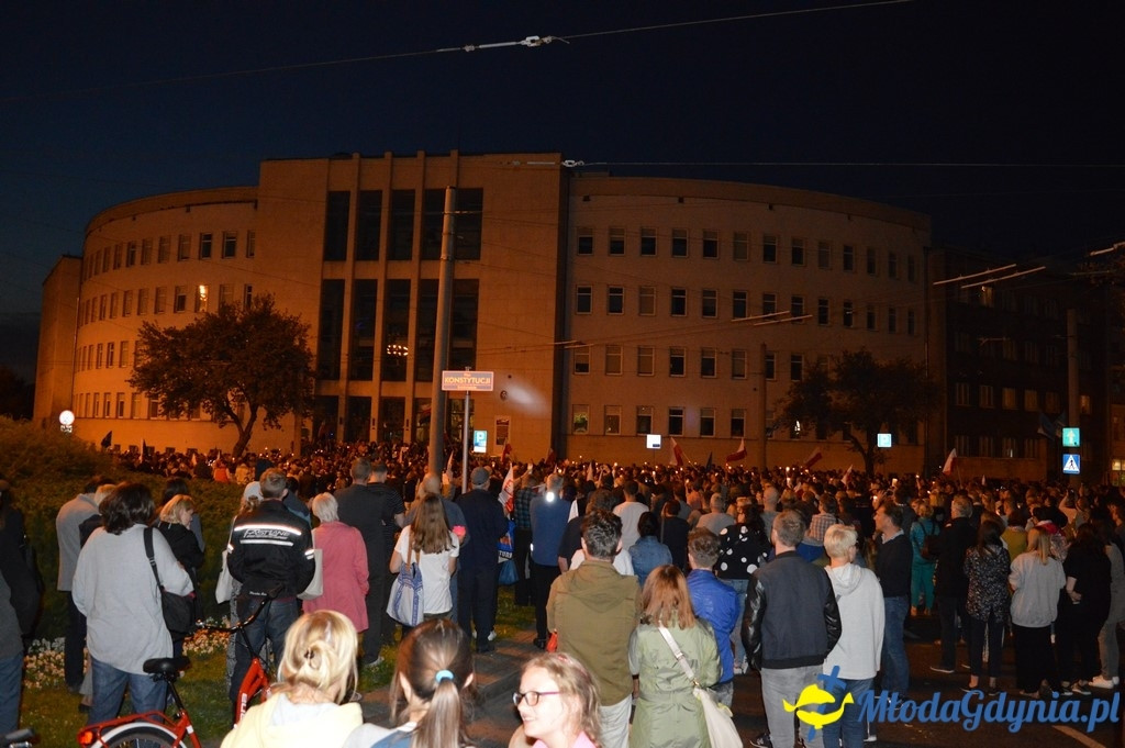 Czwartkowy protest pod Sądem Rejonowym w Gdyni