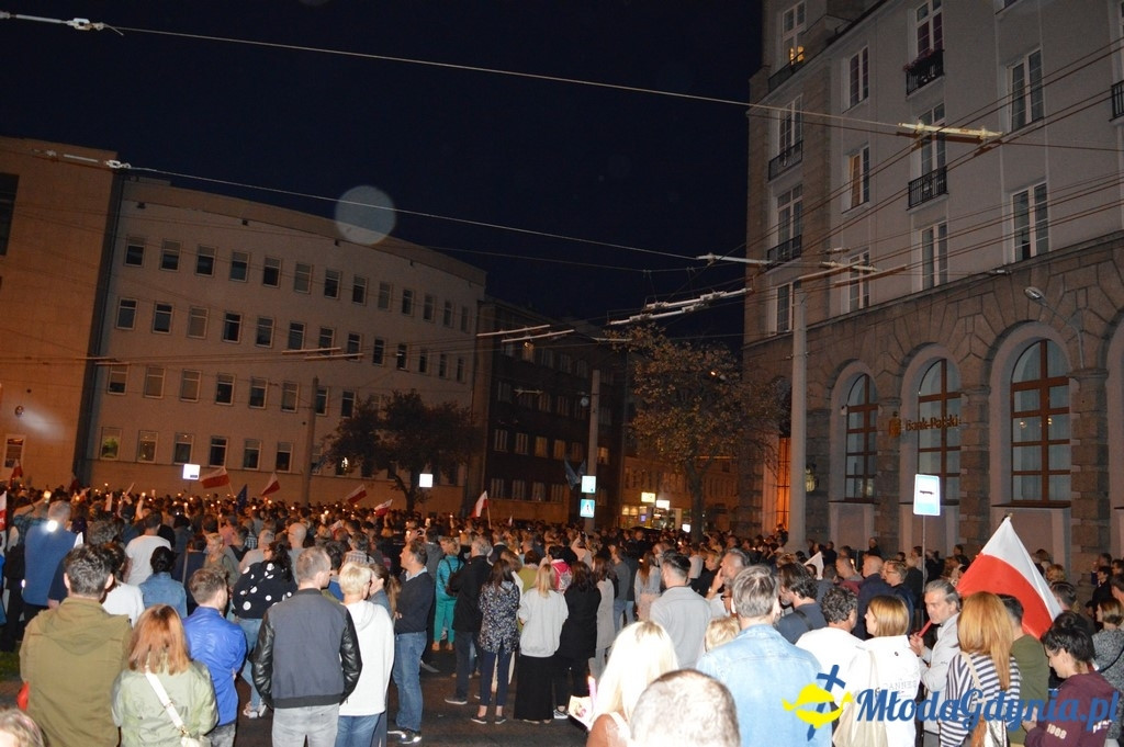 Czwartkowy protest pod Sądem Rejonowym w Gdyni