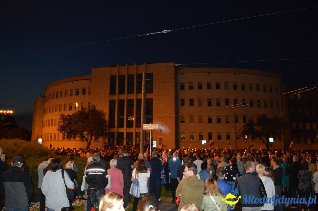 Czwartkowy protest pod Sądem Rejonowym w Gdyni