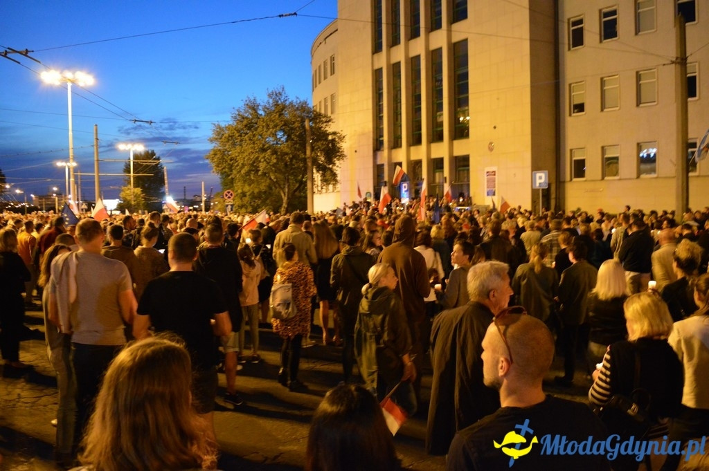 Czwartkowy protest pod Sądem Rejonowym w Gdyni