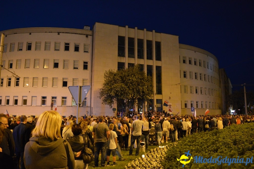 Czwartkowy protest pod Sądem Rejonowym w Gdyni