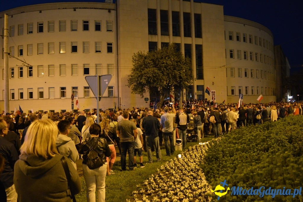 Czwartkowy protest pod Sądem Rejonowym w Gdyni