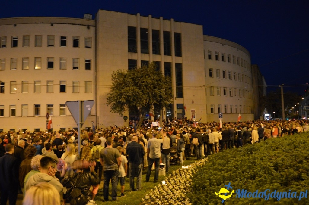 Czwartkowy protest pod Sądem Rejonowym w Gdyni