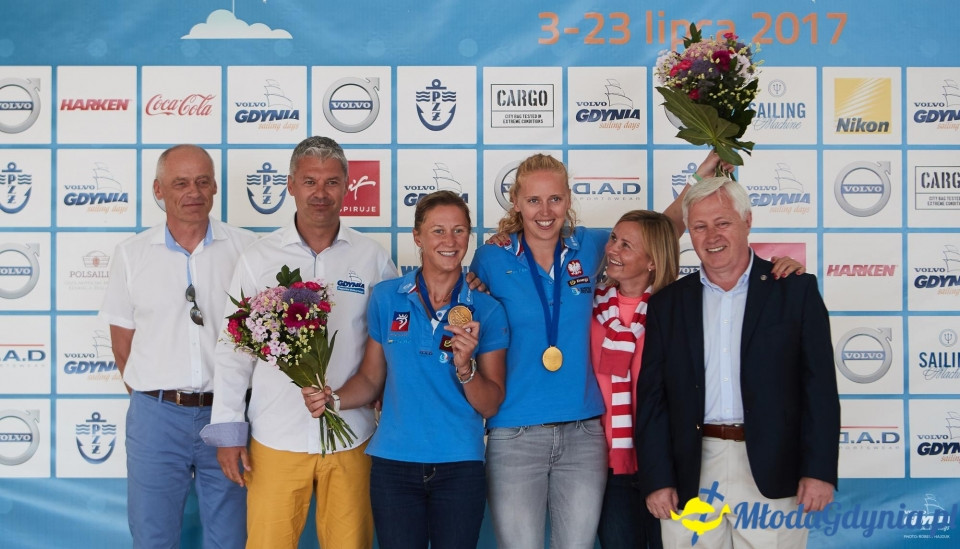 Powitanie Mistrzyń Świata w kl. 470 - 2017