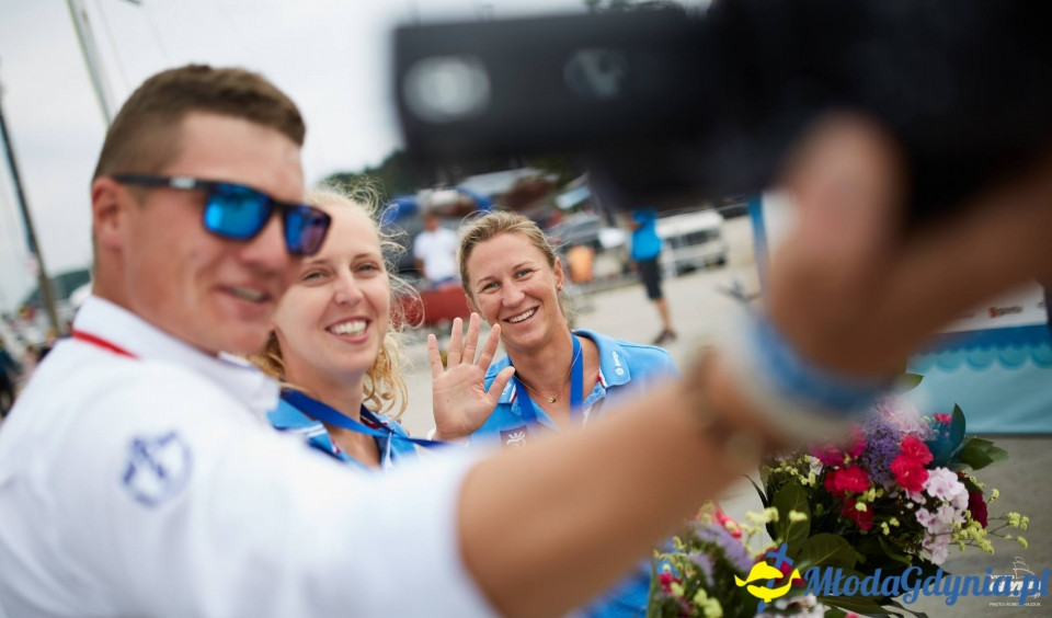 Powitanie Mistrzyń Świata w kl. 470 - 2017