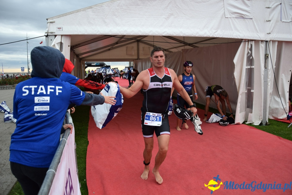Ironman Gdynia 70.3 (pływanie i rower)