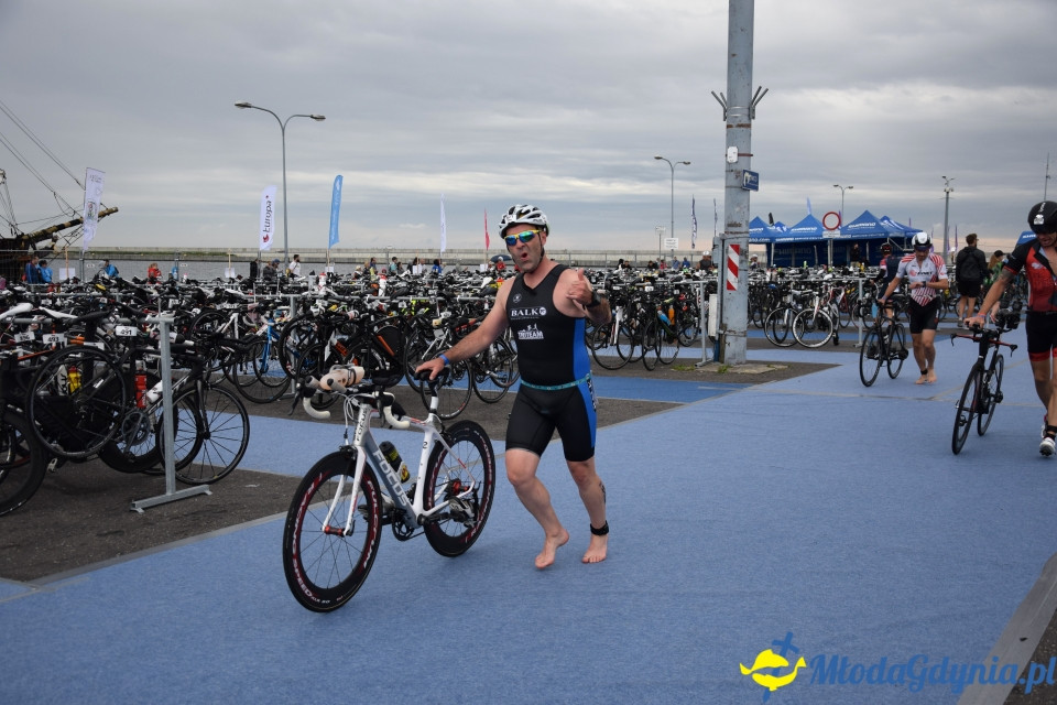 Ironman Gdynia 70.3 (pływanie i rower)