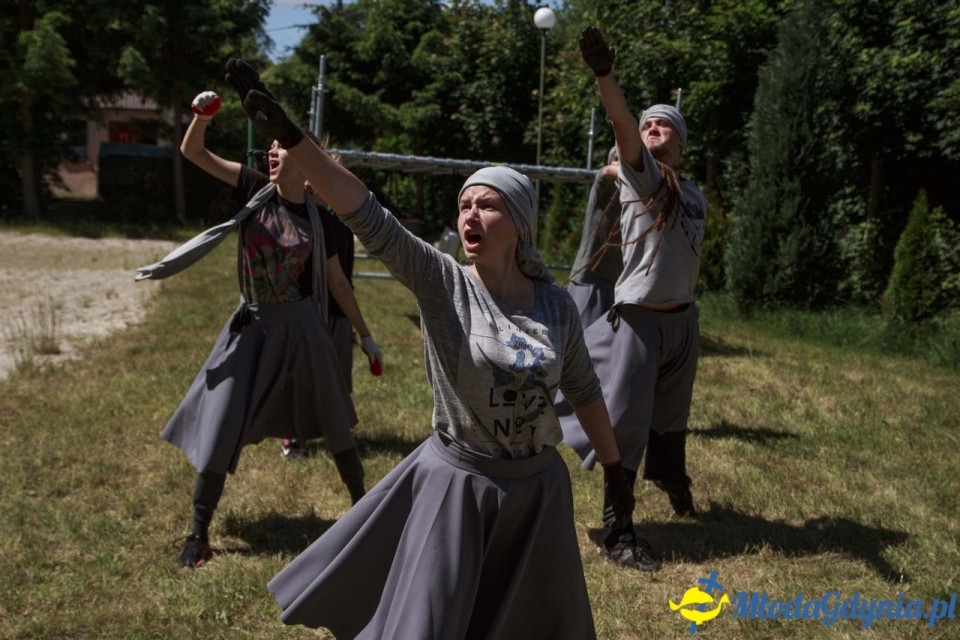 Teatr Gdynia Główna - MASSKA - premiera spektaklu plenerowego - zdjęcia z próby