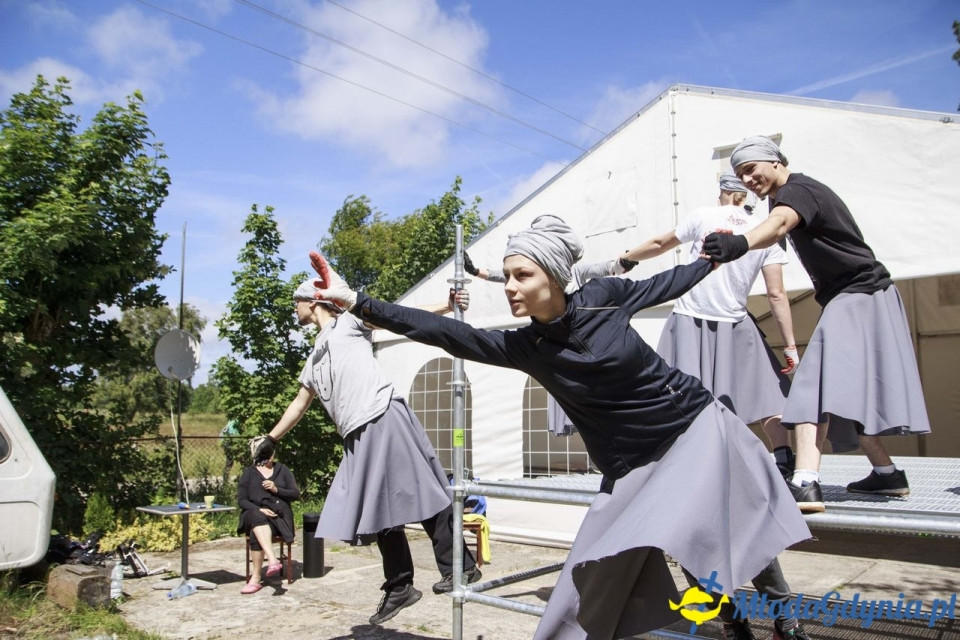 Teatr Gdynia Główna - MASSKA - premiera spektaklu plenerowego - zdjęcia z próby