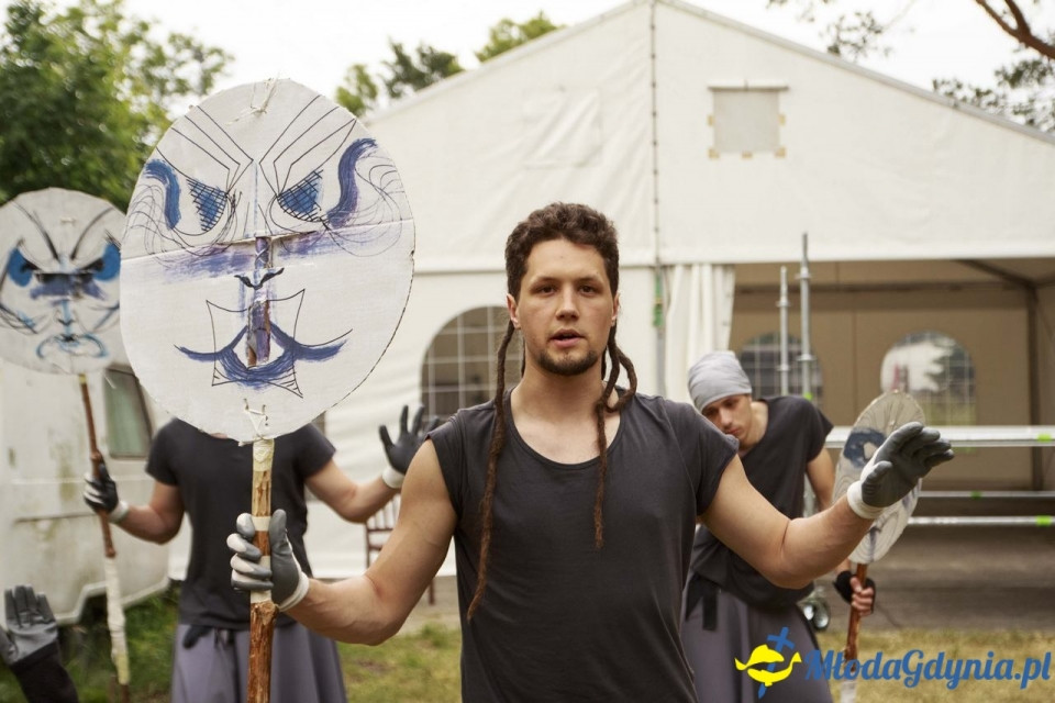 Teatr Gdynia Główna - MASSKA - premiera spektaklu plenerowego - zdjęcia z próby