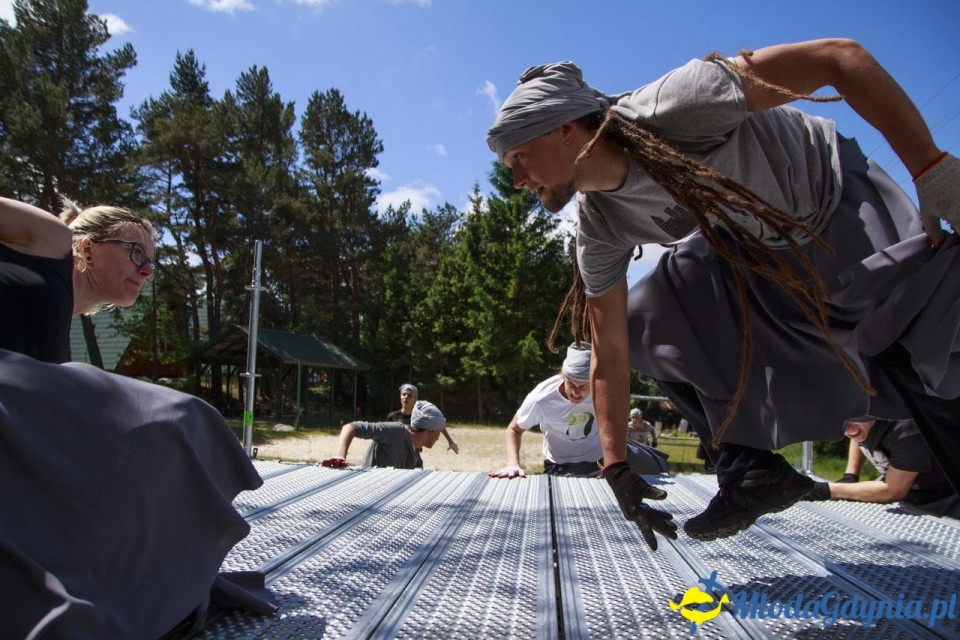 Teatr Gdynia Główna - MASSKA - premiera spektaklu plenerowego - zdjęcia z próby