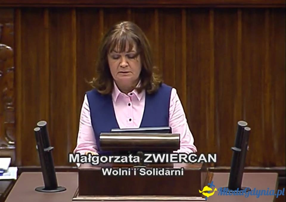 Poseł Małgorzata Zwiercan - październik 2017