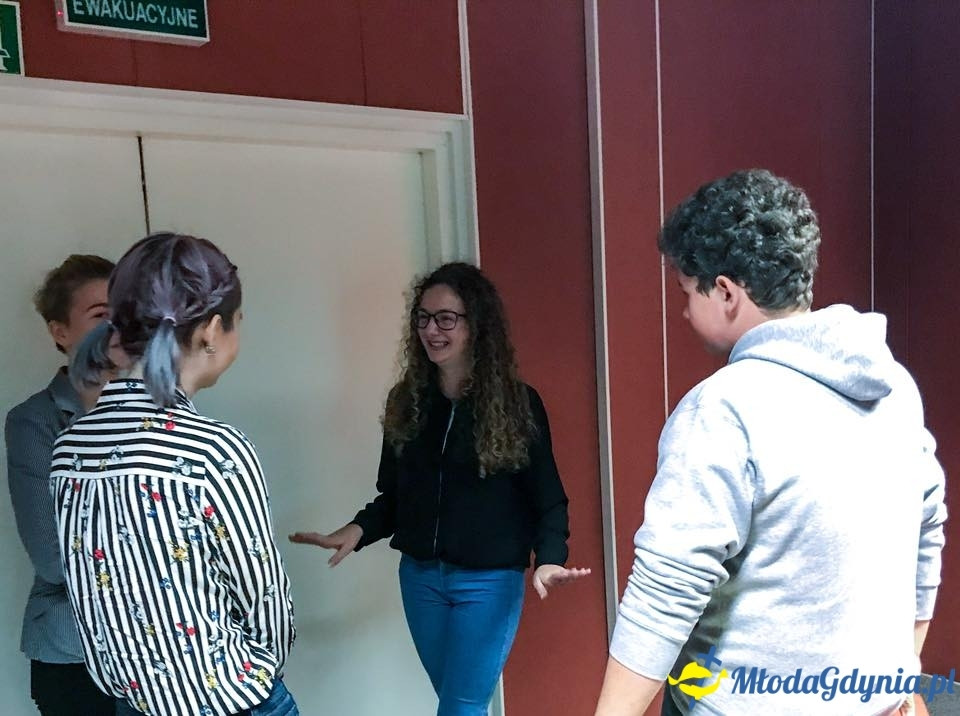 II LO - uczniowie na  warsztatach w ramach Gdyńskiej Akademii Debat,