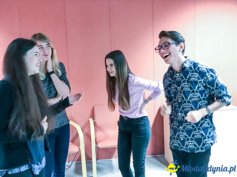 II LO - uczniowie na  warsztatach w ramach Gdyńskiej Akademii Debat,