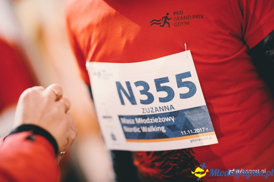 Marsz nordic walking - Bieg Niepodległości z PKO Bankiem Polskim 2017 (I)