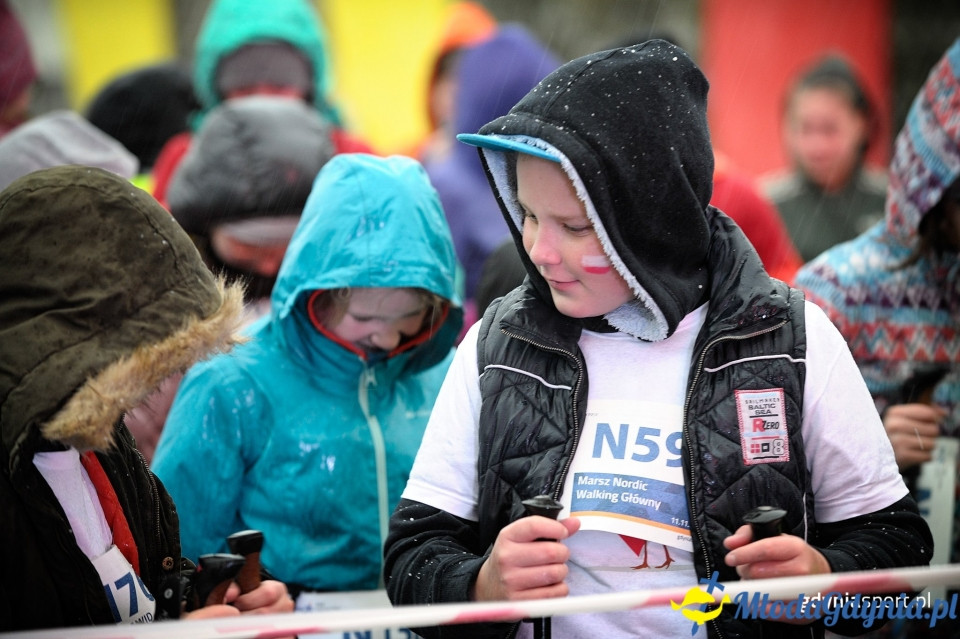 Marsz nordic walking - Bieg Niepodległości z PKO Bankiem Polskim 2017 (I)