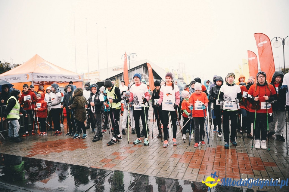 Marsz nordic walking - Bieg Niepodległości z PKO Bankiem Polskim 2017 (I)