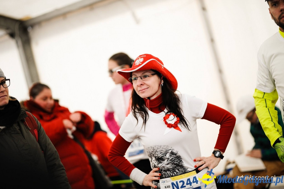 Marsz nordic walking - Bieg Niepodległości z PKO Bankiem Polskim 2017 (I)