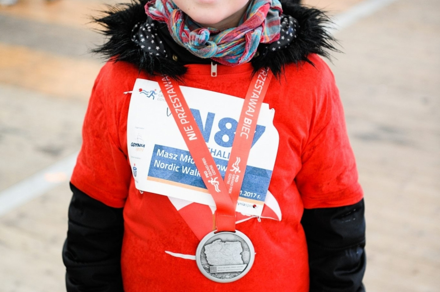 Marsz nordic walking - Bieg Niepodległości z PKO Bankiem Polskim 2017 (I)