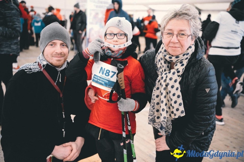 Marsz nordic walking - Bieg Niepodległości z PKO Bankiem Polskim 2017 (I)