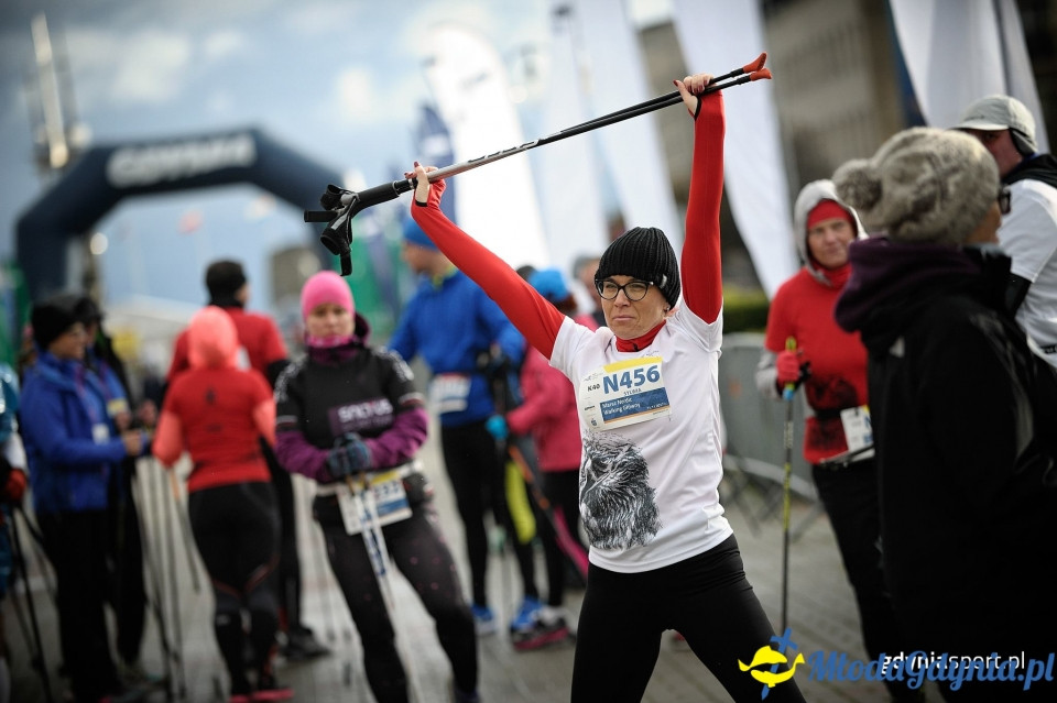 Marsz nordic walking - Bieg Niepodległości z PKO Bankiem Polskim 2017 (I)