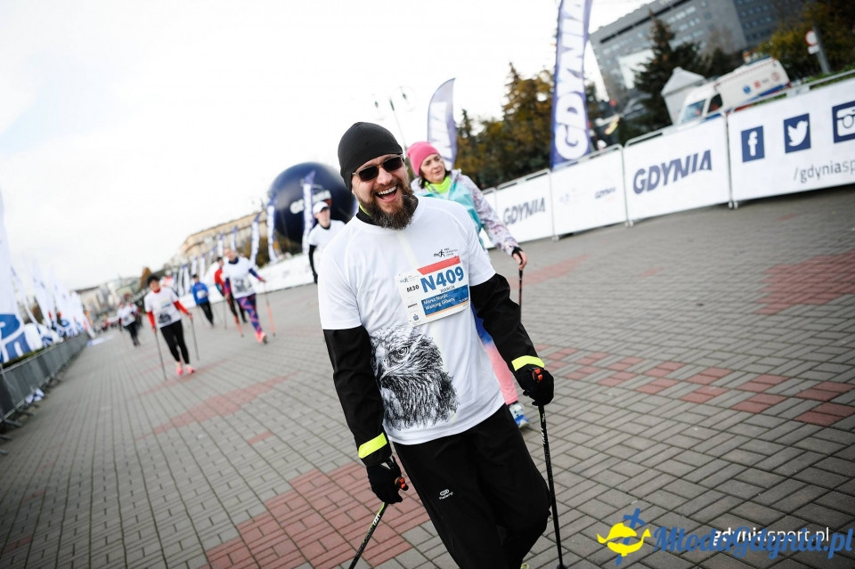 Marsz nordic walking - Bieg Niepodległości z PKO Bankiem Polskim 2017 (II)