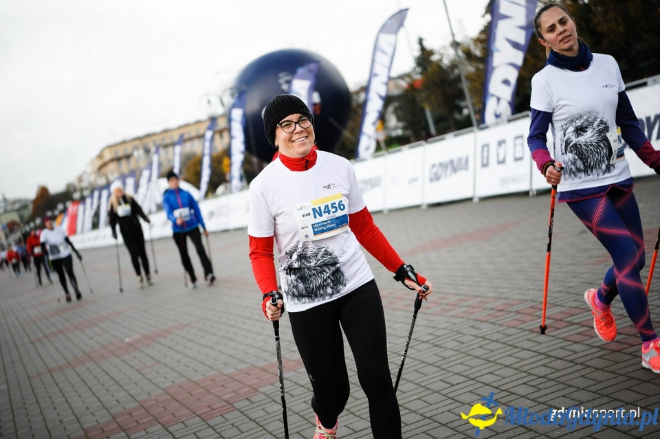 Marsz nordic walking - Bieg Niepodległości z PKO Bankiem Polskim 2017 (II)