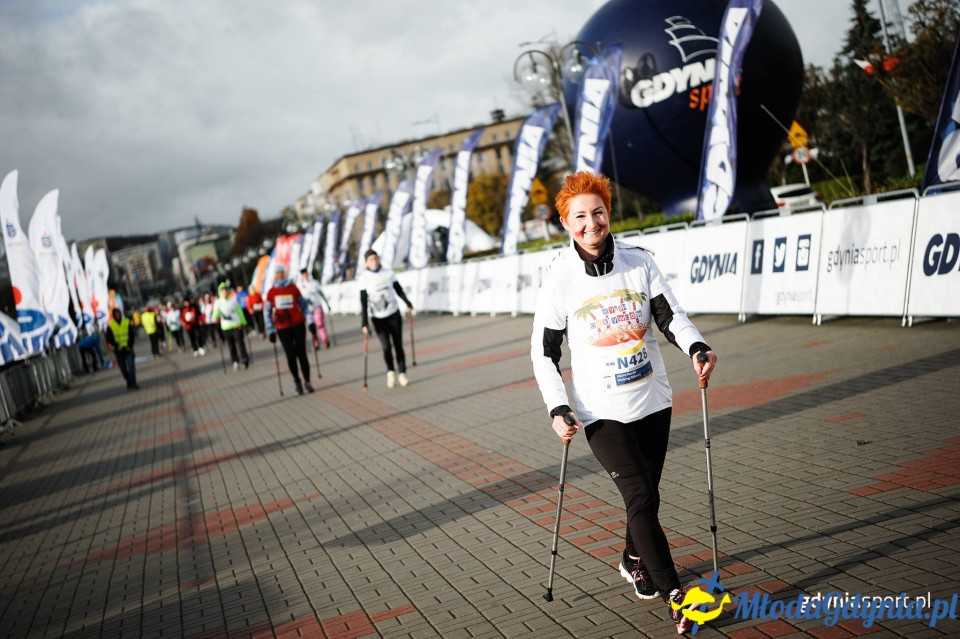 Marsz nordic walking - Bieg Niepodległości z PKO Bankiem Polskim 2017 (II)