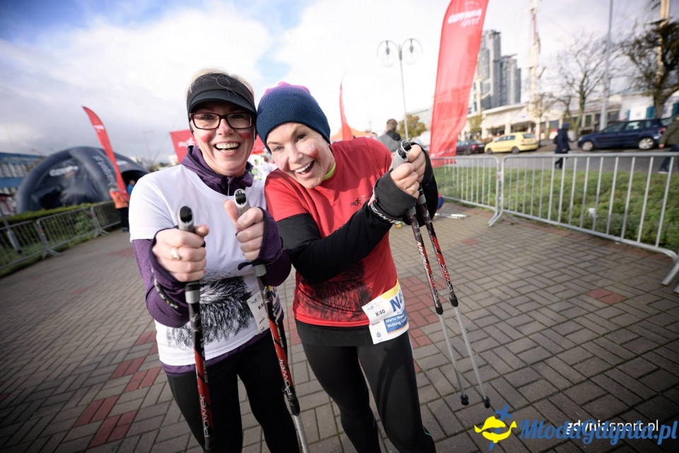 Marsz nordic walking - Bieg Niepodległości z PKO Bankiem Polskim 2017 (II)