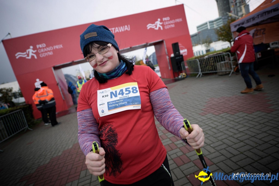 Marsz nordic walking - Bieg Niepodległości z PKO Bankiem Polskim 2017 (II)