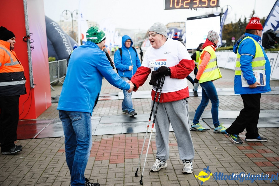 Marsz nordic walking - Bieg Niepodległości z PKO Bankiem Polskim 2017 (II)