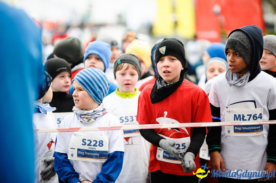 Starty młodzieżowe - Bieg Niepodległości z PKO Bankiem Polskim 2017 (I)