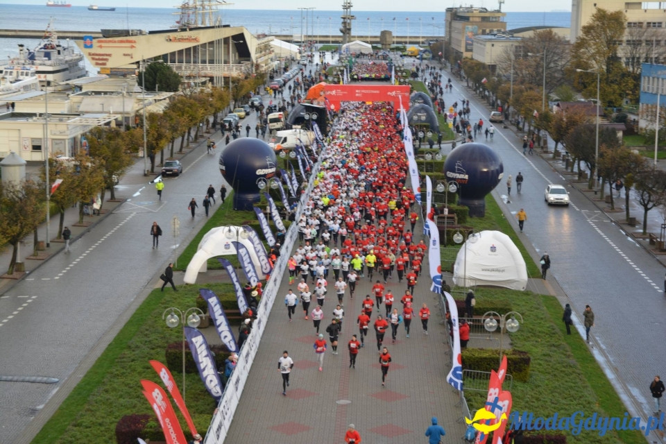Bieg główny - Bieg Niepodległości z PKO Bankiem Polskim 2017 (I)