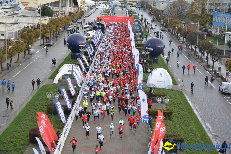 Bieg główny - Bieg Niepodległości z PKO Bankiem Polskim 2017 (I)