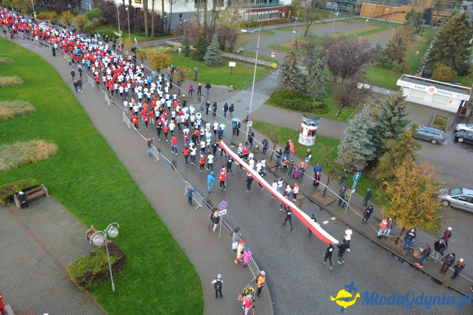 Bieg główny - Bieg Niepodległości z PKO Bankiem Polskim 2017 (I)