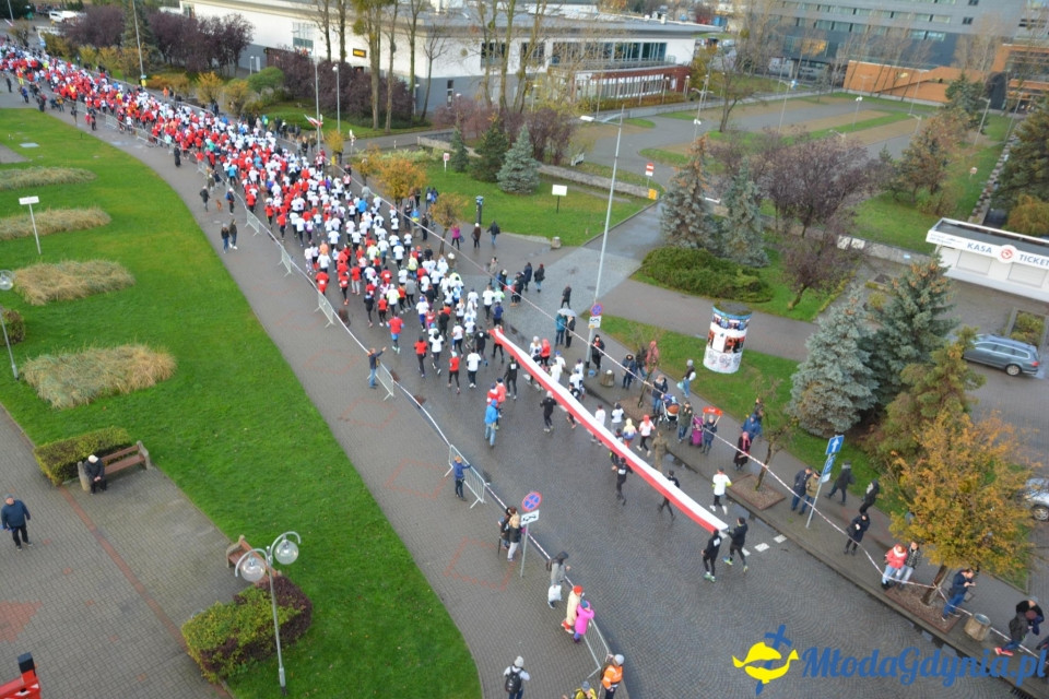 Bieg główny - Bieg Niepodległości z PKO Bankiem Polskim 2017 (I)