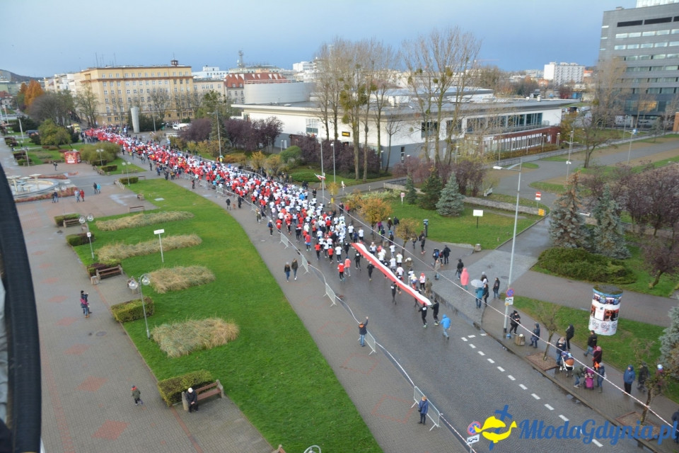 Bieg główny - Bieg Niepodległości z PKO Bankiem Polskim 2017 (I)