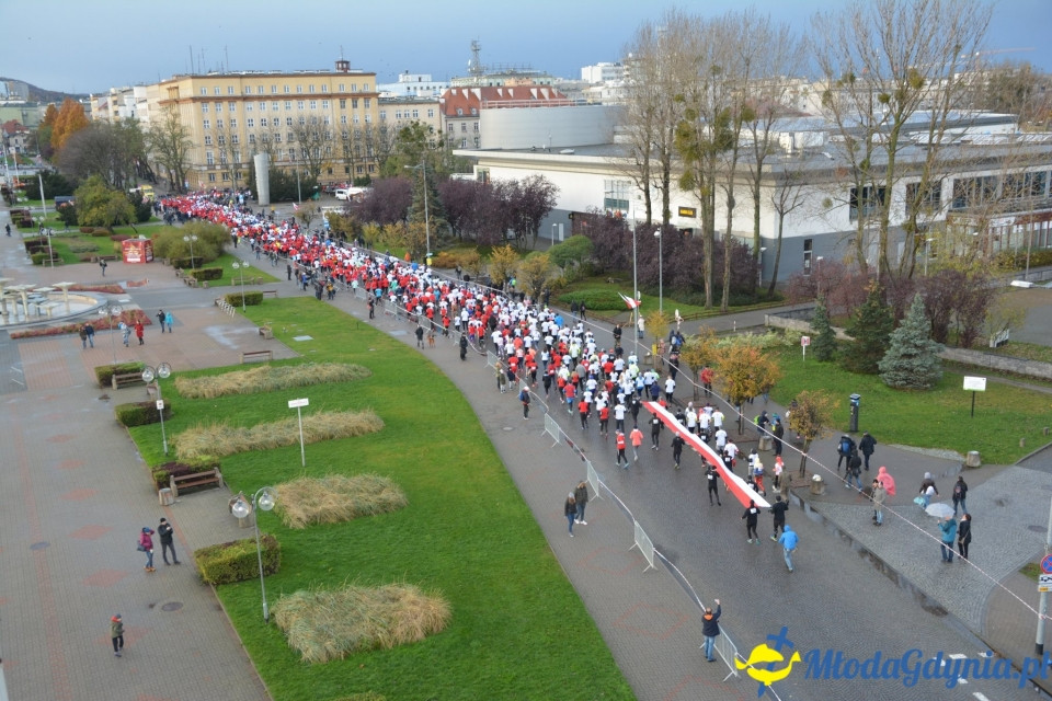 Bieg główny - Bieg Niepodległości z PKO Bankiem Polskim 2017 (I)