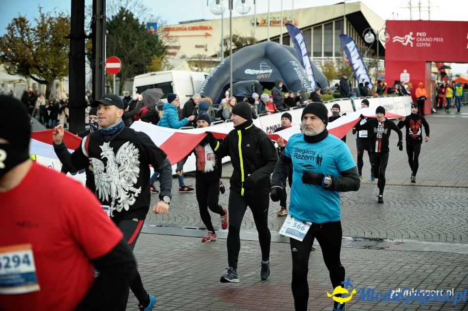 Bieg główny - Bieg Niepodległości z PKO Bankiem Polskim 2017 (I)